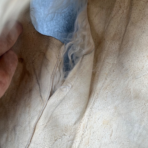 vintage rustic Tibetan lamb vest - Picture 2 of 4